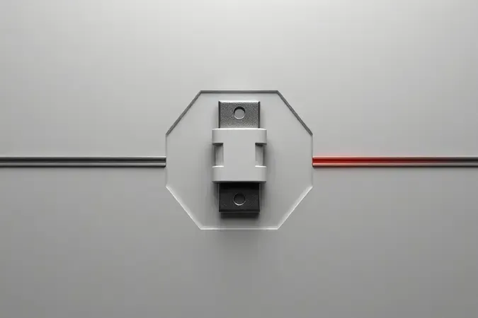 Ilustração 3D conceitual mostrando a função de proteção do fusível em circuito elétrico de micro-ondas