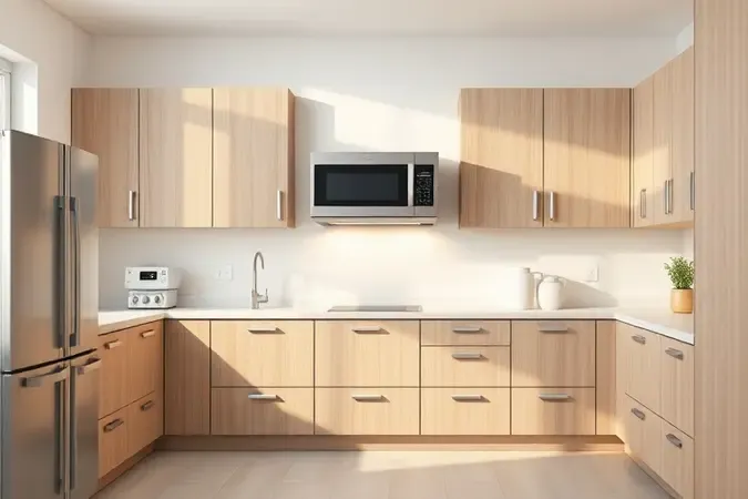 Planejamento de instalação de suporte para micro-ondas em cozinha moderna com destaque para local ideal de montagem na parede