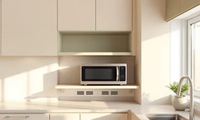 Onde Colocar Micro-ondas na Cozinha? 10 Ideias, Erros Comuns e Dicas de Segurança