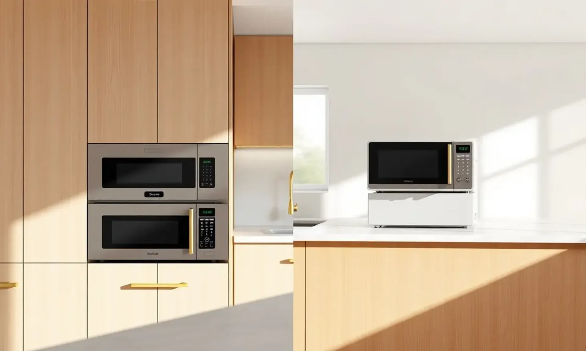 Micro-ondas de Embutir ou de Bancada? O Guia Definitivo para sua Cozinha