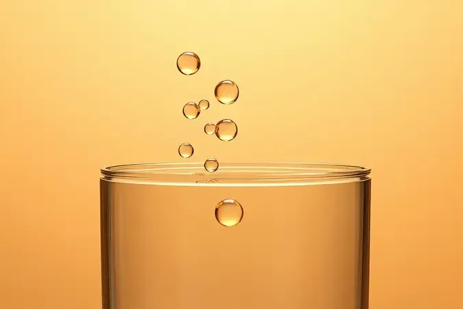 Representação conceitual 3D da migração química de BPA e ftalatos a partir de recipientes plásticos aquecidos no micro-ondas.