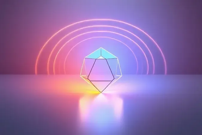 Representação conceitual abstrata de potência e ondas de energia em renderização 3D com iluminação sofisticada