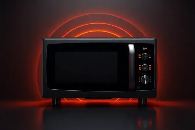 Representação conceitual da relação entre litragem, potência e consumo de energia em micro-ondas com indicadores visuais.