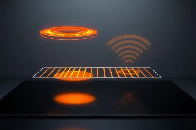Composição conceitual 3D mostrando elementos de aquecimento grill e convecção com iluminação profissional e tons quentes.